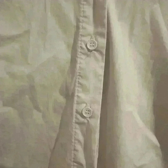 Marled button-down white shirt - Picture 4 of 6